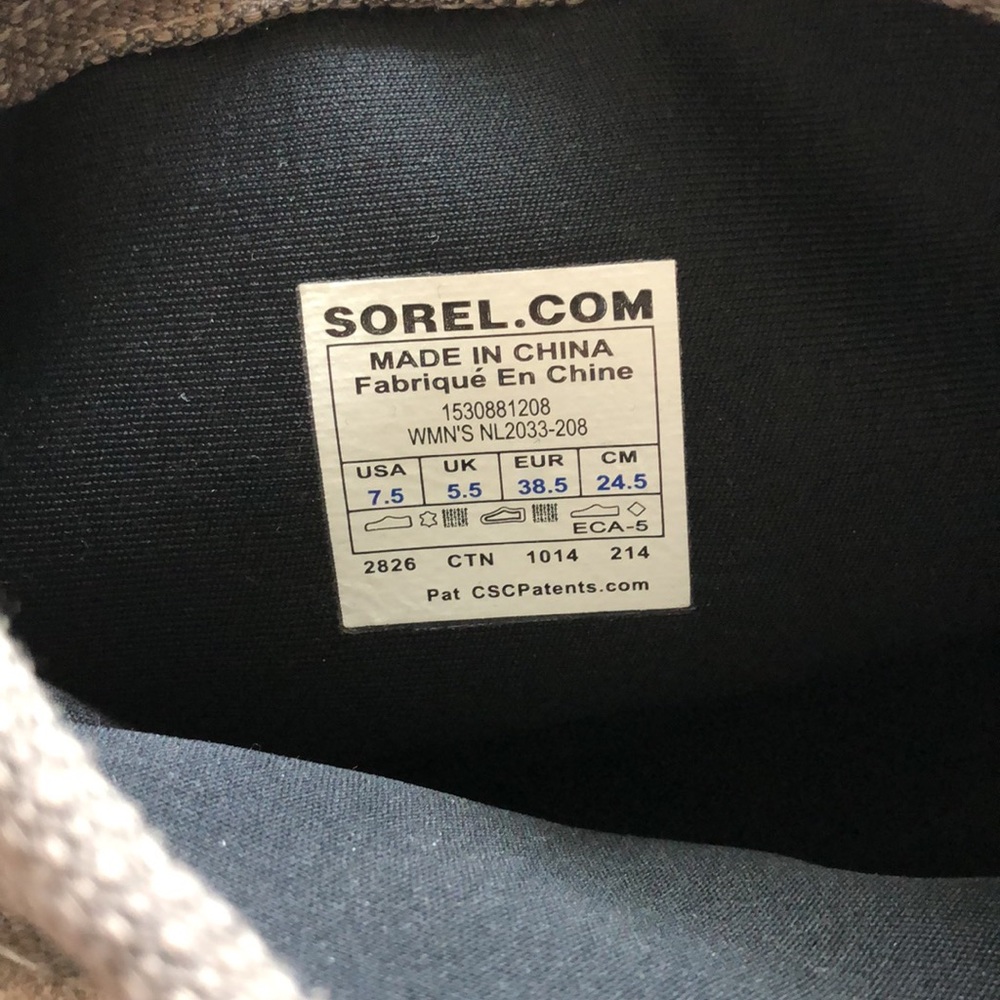 Sorel Conquest Carly Boots in Camo/Pebble - Picture 7 of 7